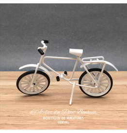 Vélo blanc (petit) miniature 1:12