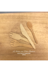 International Miniatures Ustensiles de cuisine en bois (4) miniatures 1:12