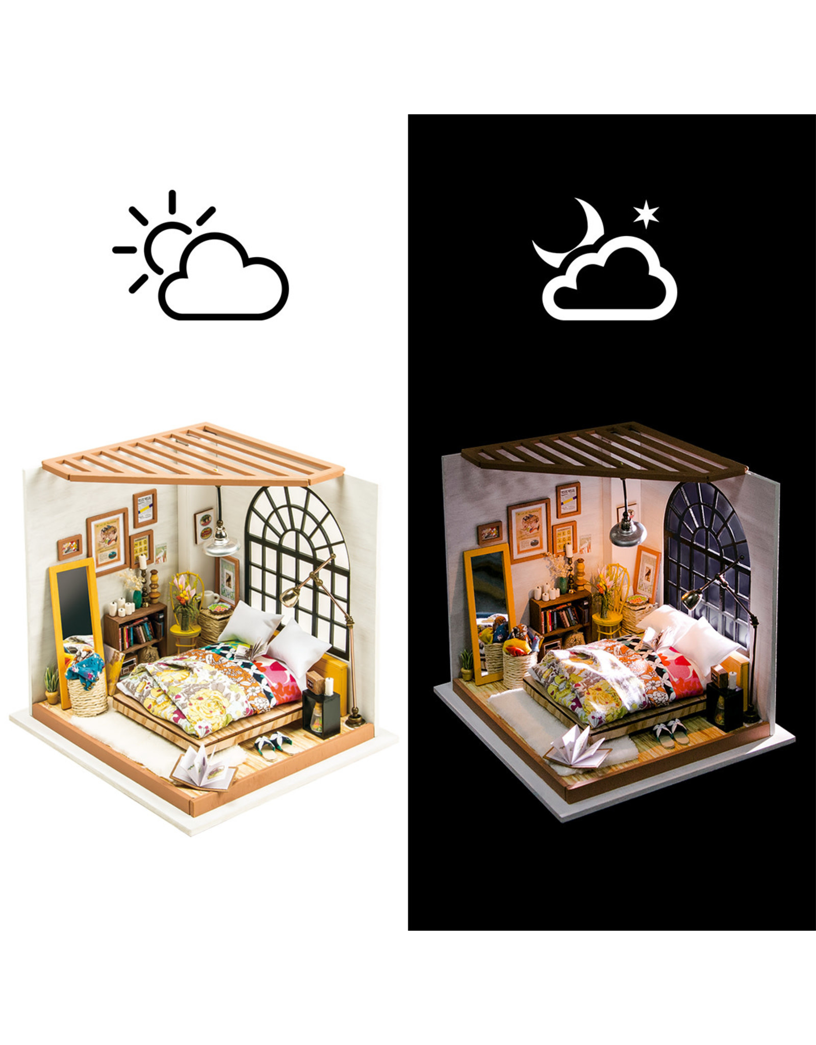 Rolife Alice's Dreamy Bedroom DG107 - Rolife DIY Miniature Dollhouse