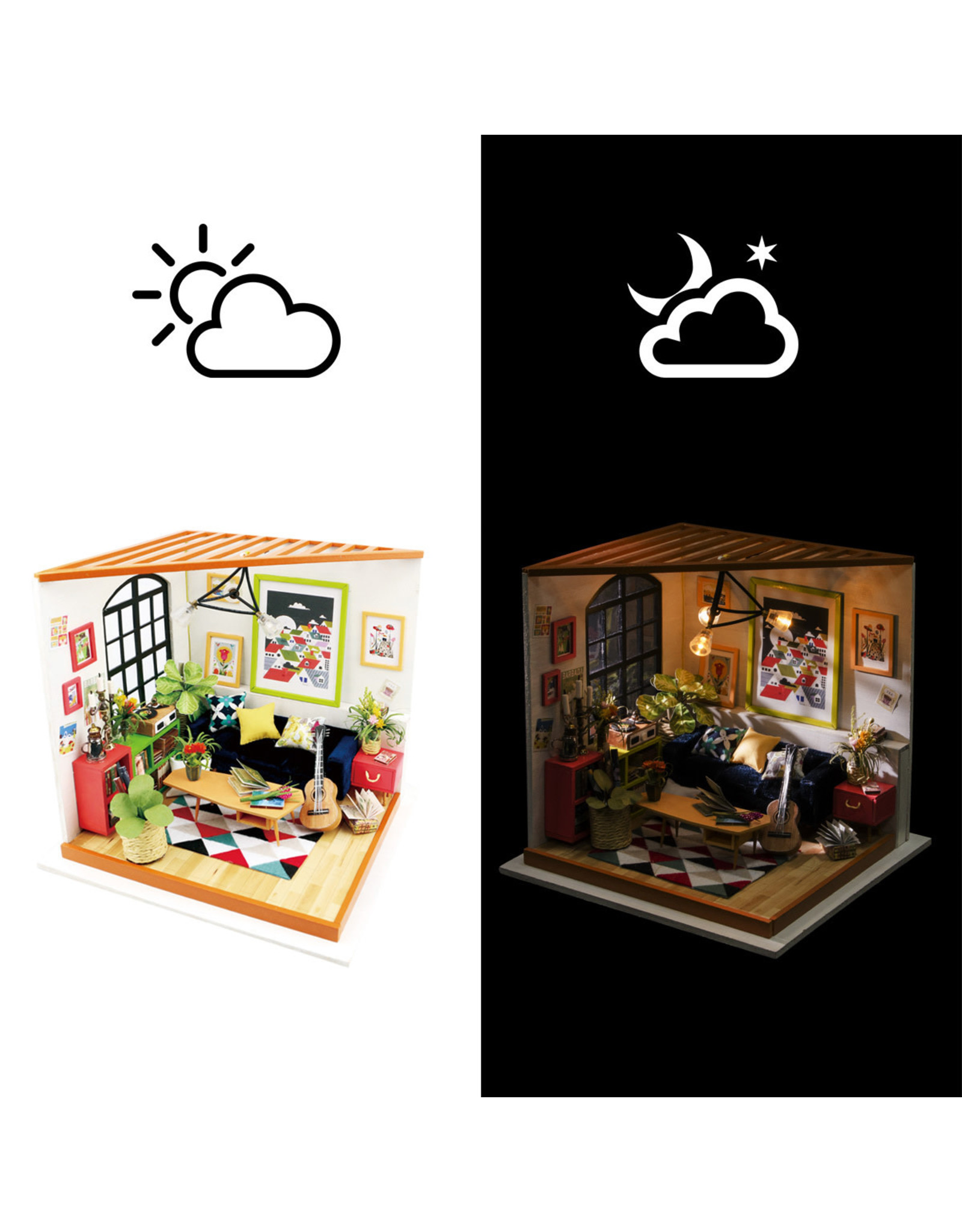 Rolife Locus's Sitting Room DG106 - Rolife DIY Miniature Dollhouse
