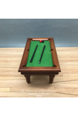 Créal Billard noyer miniature 1:12