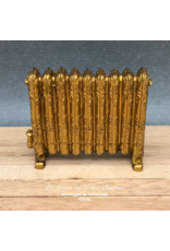 Radiateur doré miniature 1:12