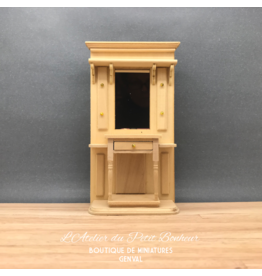 Meuble pour le hall (vestiaire) miniature 1:12