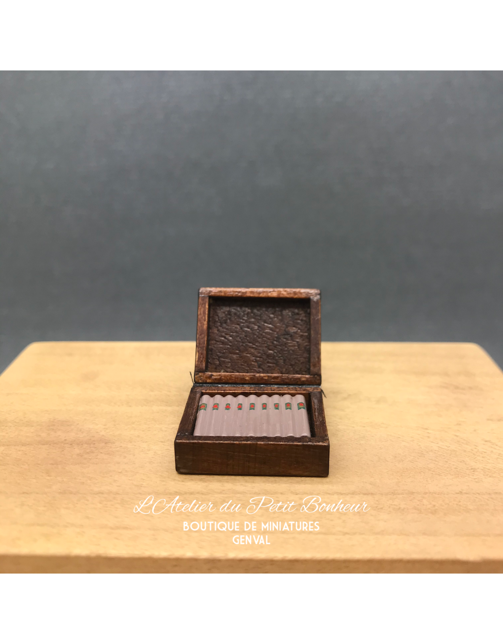 Boîte de cigares miniature 1:12
