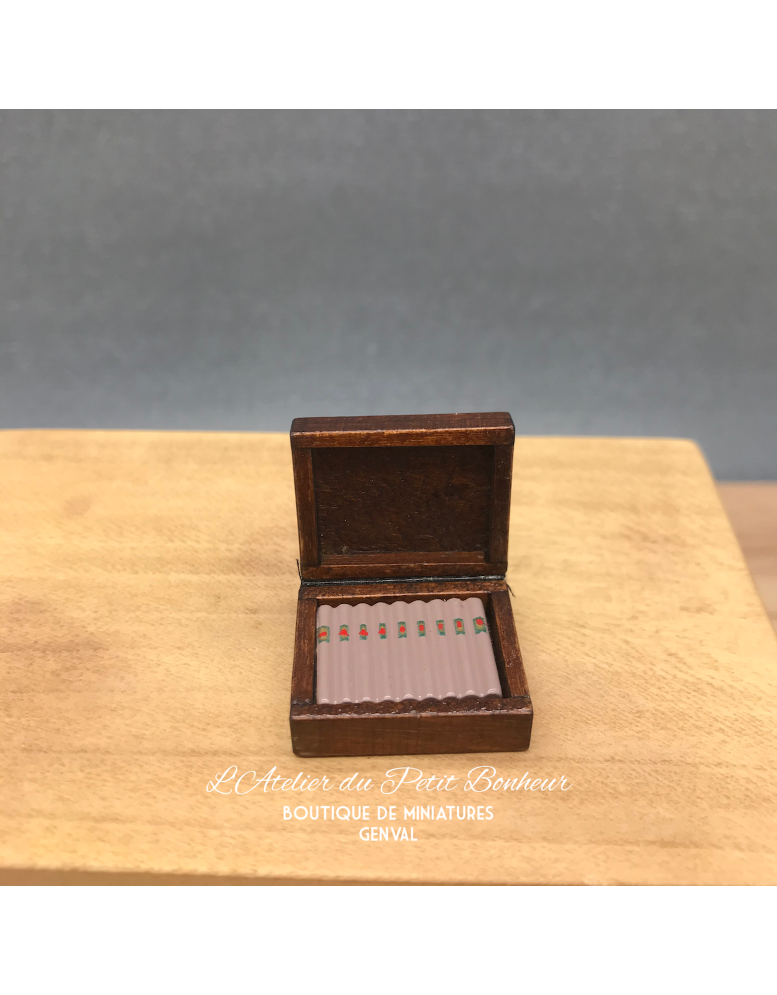 Boîte de cigares miniature 1:12