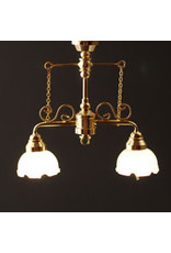 Lustre double de comptoir, miniature 1:12