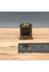 Cadre photo antique laiton miniature 1:12