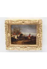 The Wonham Collection Tableau "Scène de chasse à courre" miniature 1:12