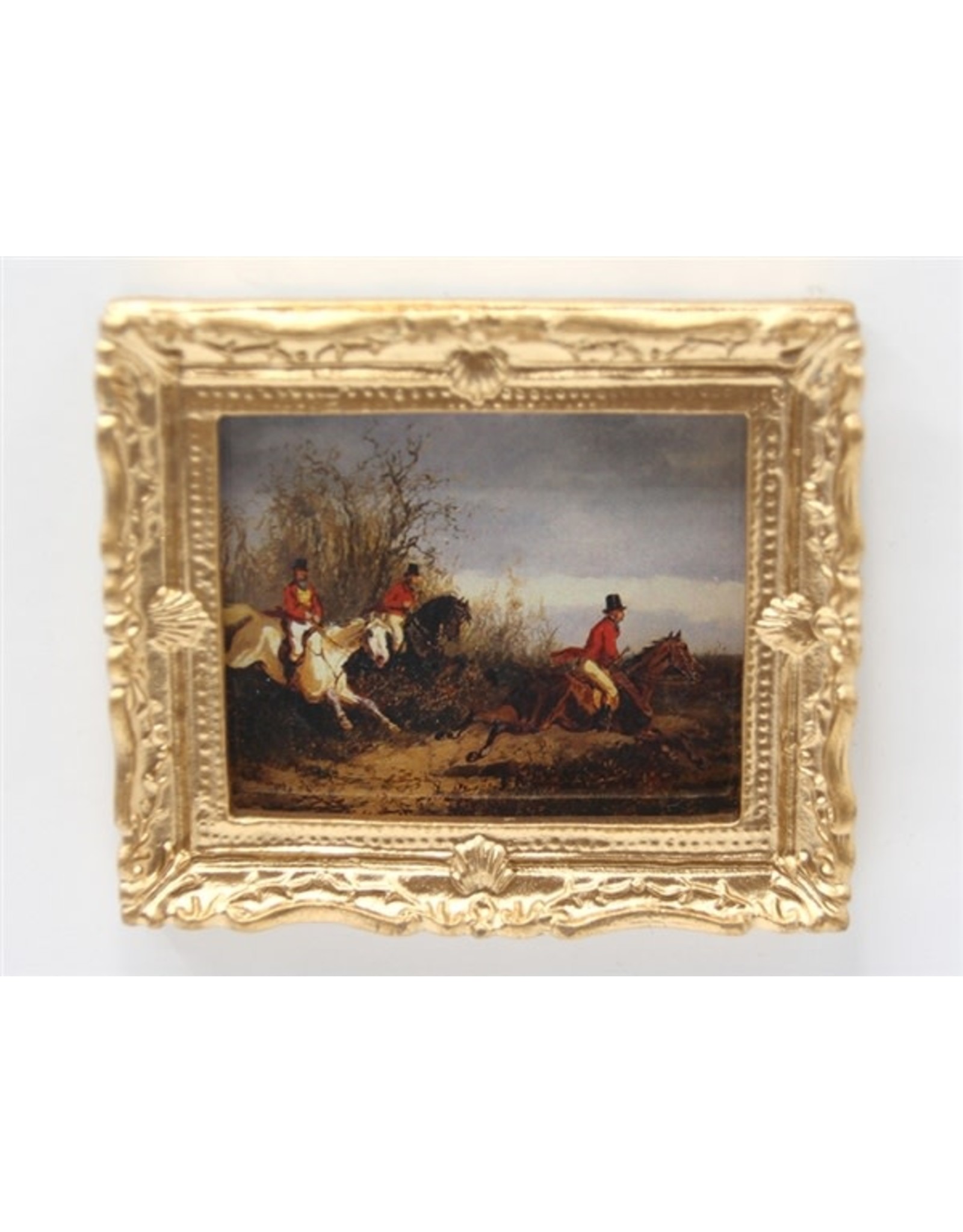 The Wonham Collection Tableau "Scène de chasse à courre" miniature 1:12