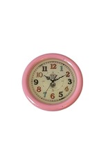 Horloge murale rose miniature 1:12