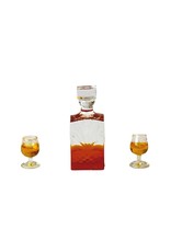 Carafe de whisky & 2 verres miniatures 1:12