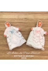 Caco Dolls Bébé robe de baptême