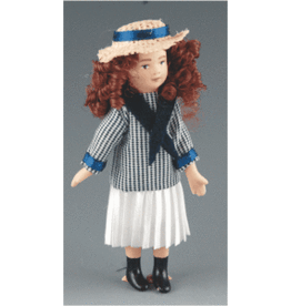 Petite fille vêtements marins miniature 1:12