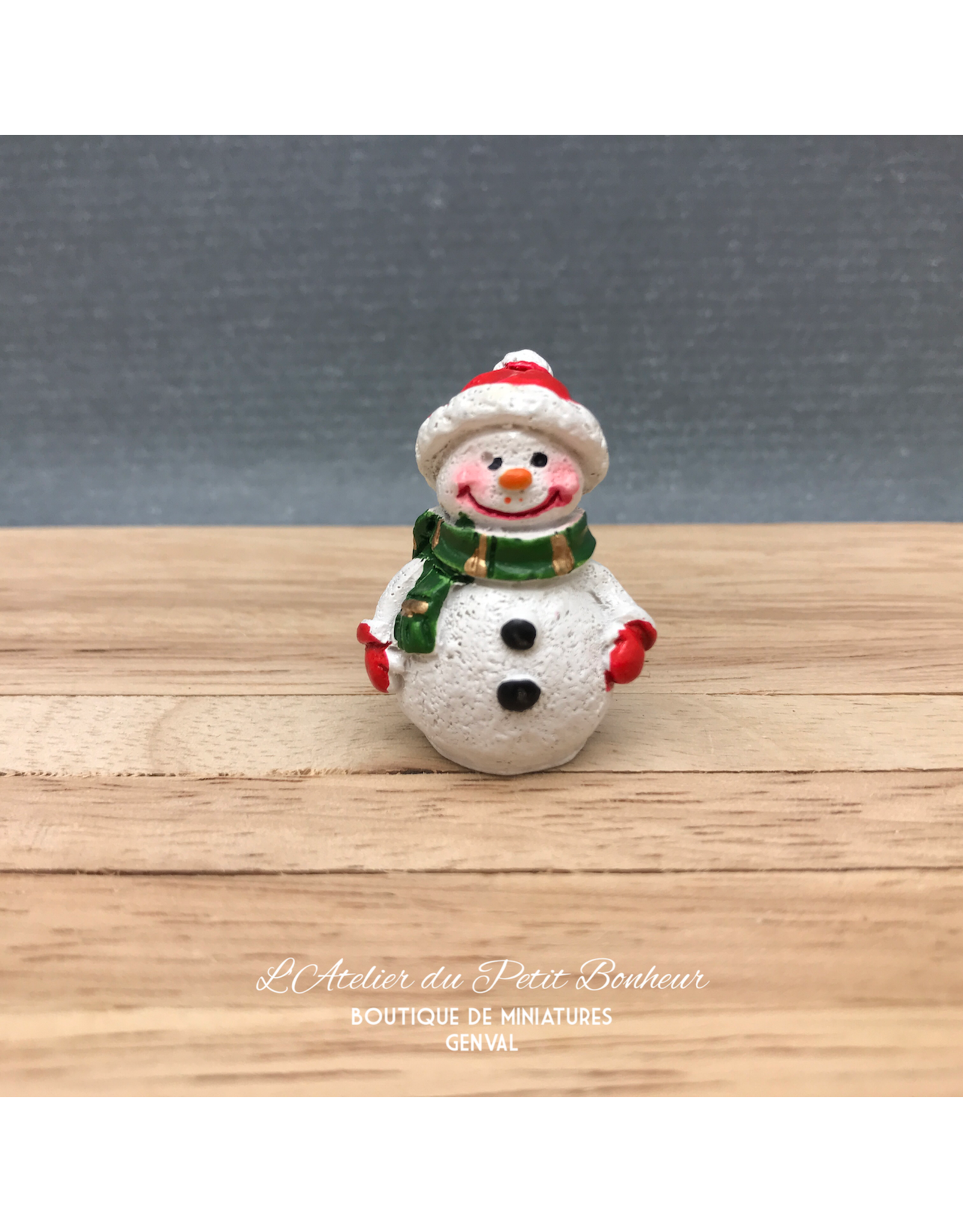 Bonhomme de neige miniature 1:12