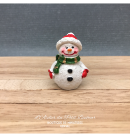 Bonhomme de neige miniature 1:12