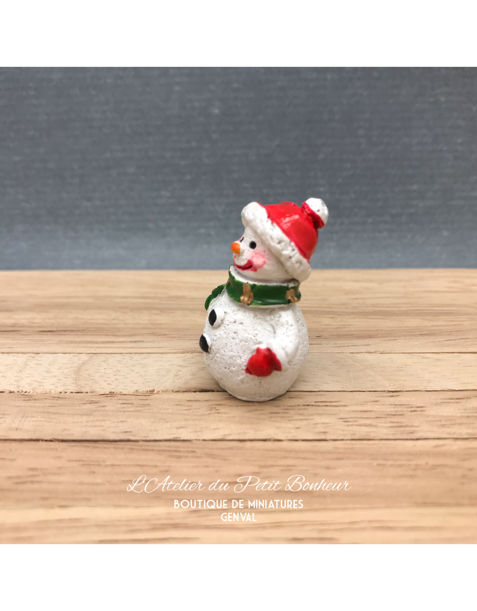 Bonhomme de neige miniature 1:12