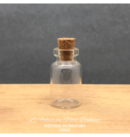Fiole en verre (grande) miniature 1:12