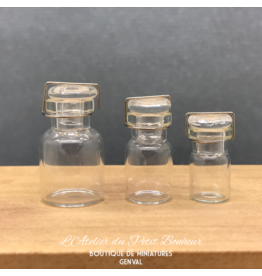 Bocaux en verre (3) miniatures 1:12
