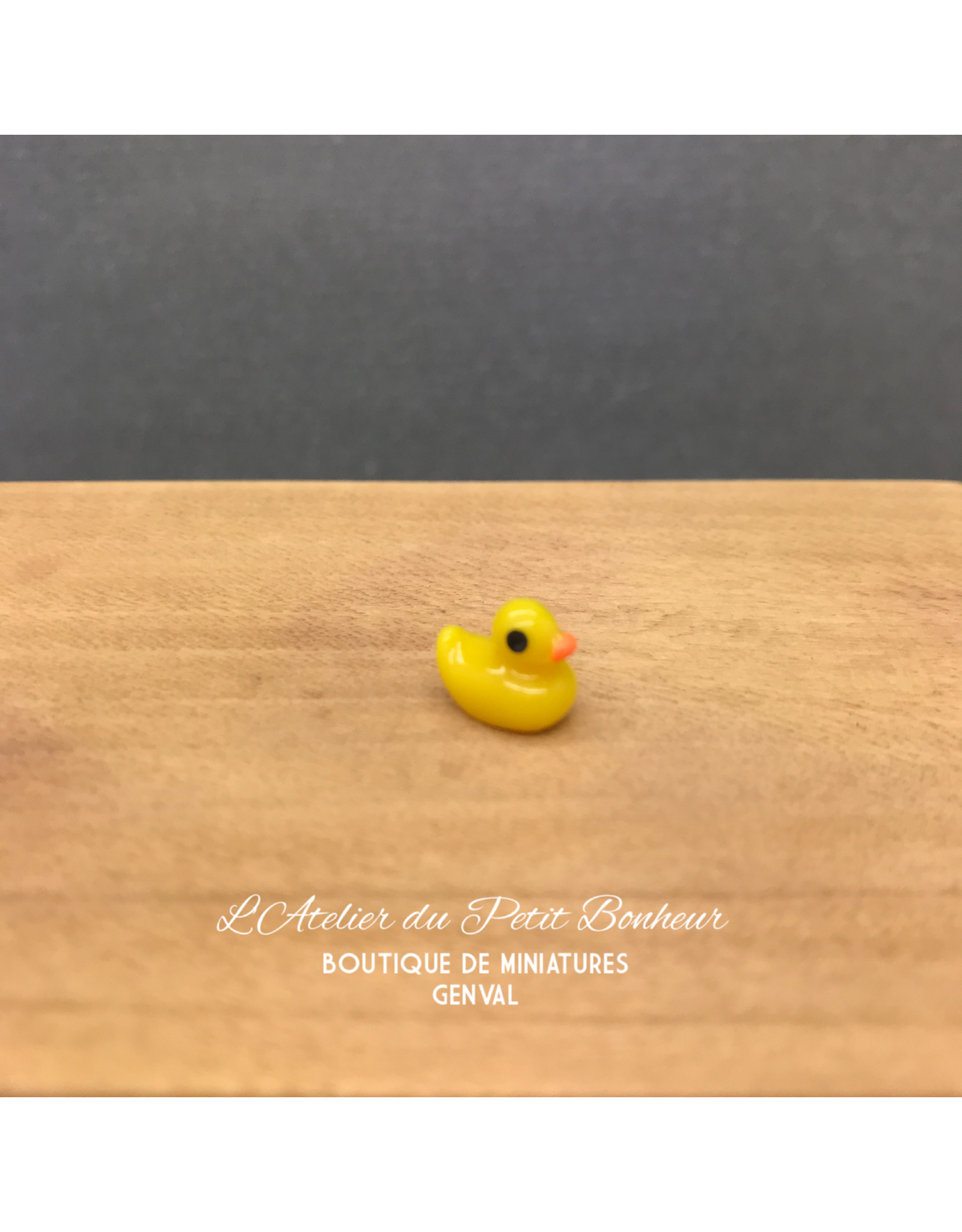Canard de bain miniature 1:12