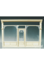 Façade de magasin non peinte miniature 1:12