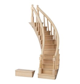 Escalier tournant gauche miniature 1:12