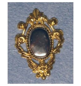 Petit miroir baroque miniature 1:12