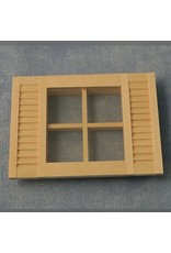 Fenêtre avec volets (petite) miniature 1:12