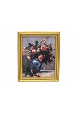 The Wonham Collection Tableau, bouquet de roses, Renoir miniature 1:12