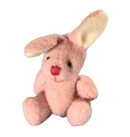 Lapin rose miniature 1:12