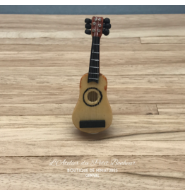 Petite guitare miniature 1:12