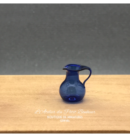 MC Miniatures Company Cruche bleue en verre (petite), miniature 1:12