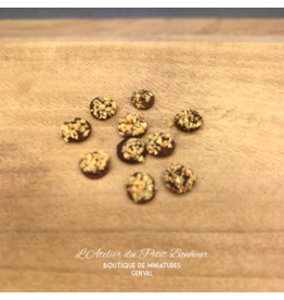 Cookies (10) miniatures 1:12