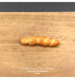 Petite baguette torsadée (1 pièce) miniature 1:12