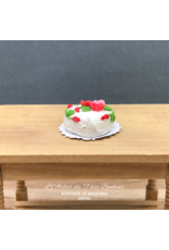 Gâteau Coeur & Fleurs miniature 1:12