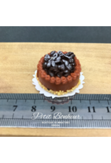 Gâteau au chocolat (1 part coupée) miniature 1:12
