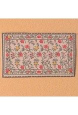 Tapis floral 10x17cm miniature 1:12