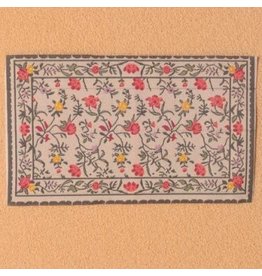 Tapis floral 10x17cm miniature 1:12