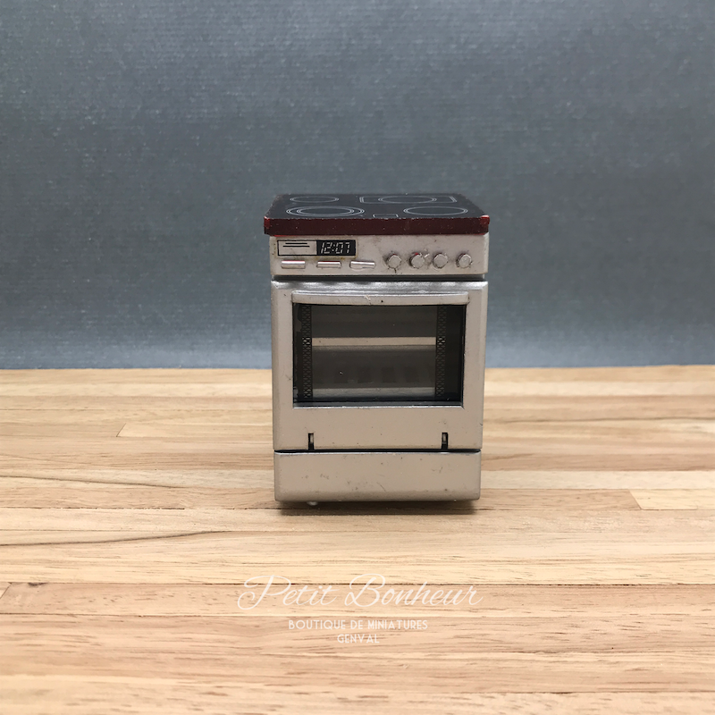 Mobilier de cuisine miniature avec cuisinière four micro-onde et mixeur à  assembler et à peindre - Référence 293 fabriquée par PLUS MODEL