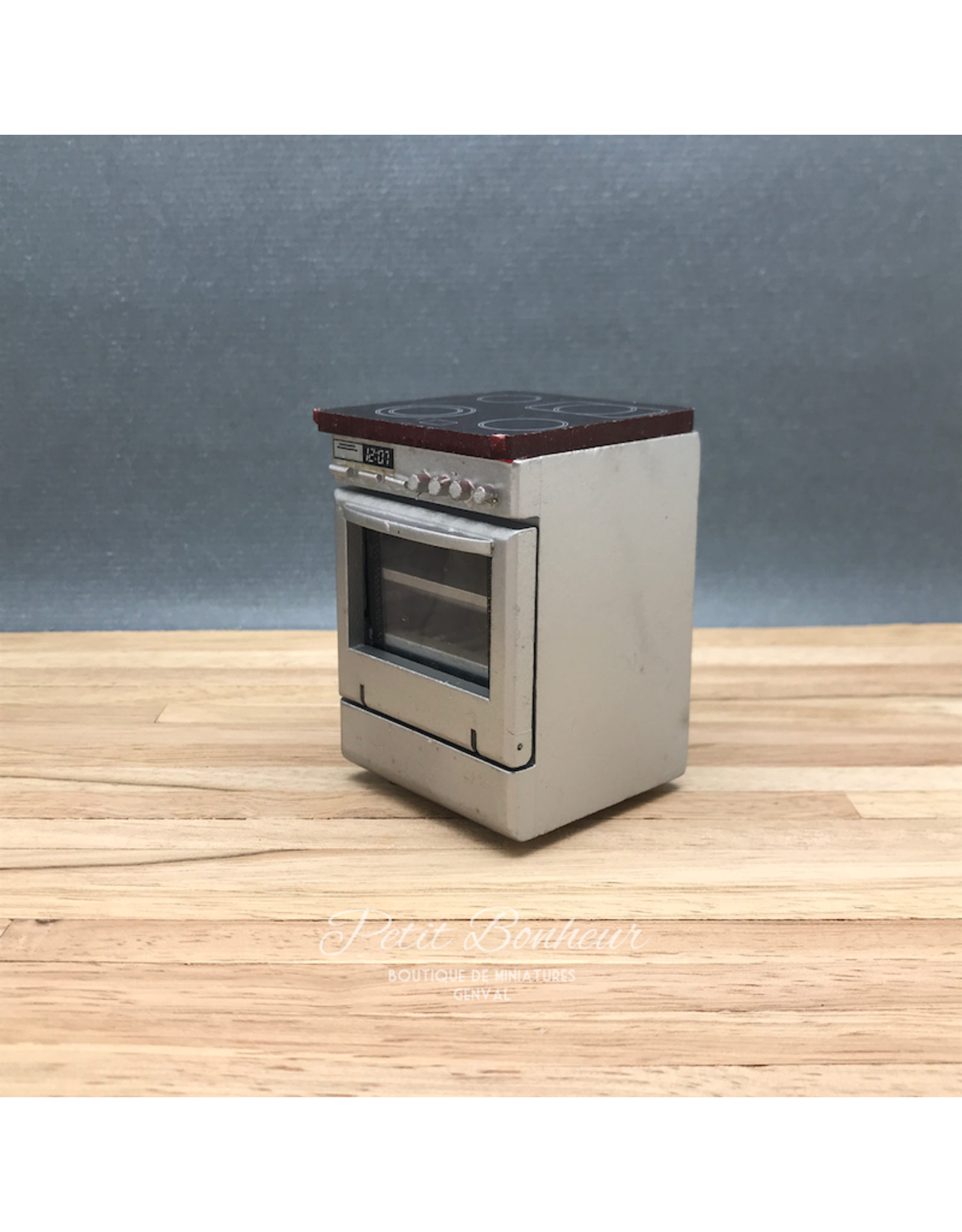 Cuisinière moderne miniature 1:12