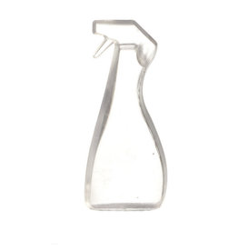 Flacon de spray nettoyant transparent miniature 1:12