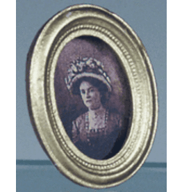 Cadre photo ancienne femme miniature 1:12