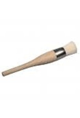 Rayher Grand pinceau rond, brosse blanche