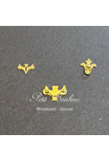 Serrure tiroir (1pc) miniature 1:12
