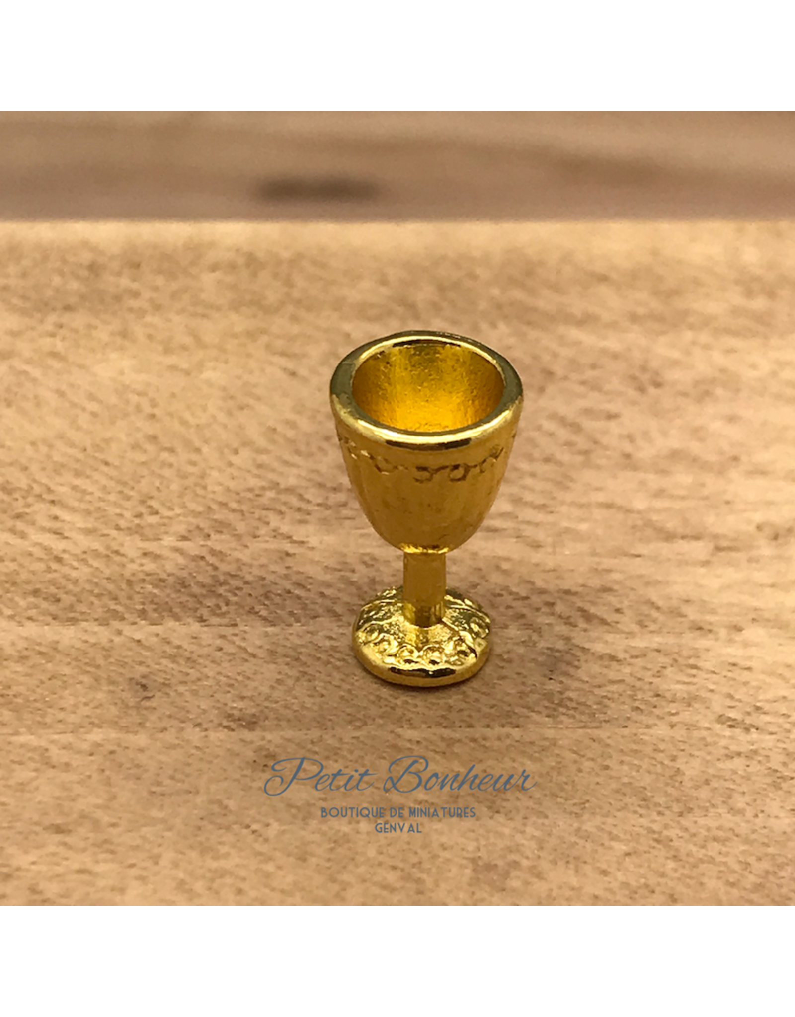 Calice/Coupe doré miniature 1:12