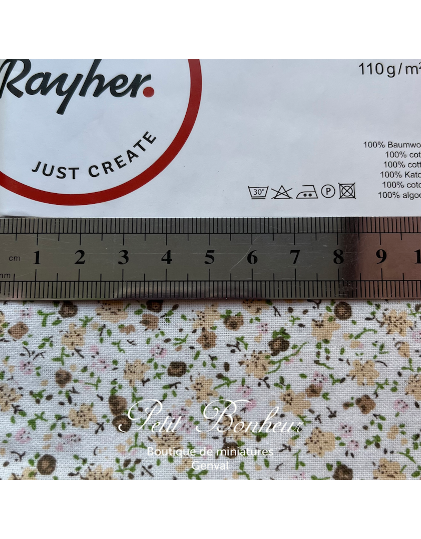 Rayher Tissu en coton, 100x70cm (différents modèles)