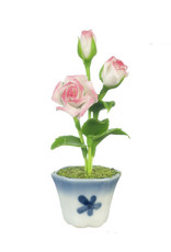 Roses en pot miniatures 1:12