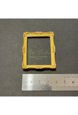 Cadre doré (5,1x4cm) miniature 1:12