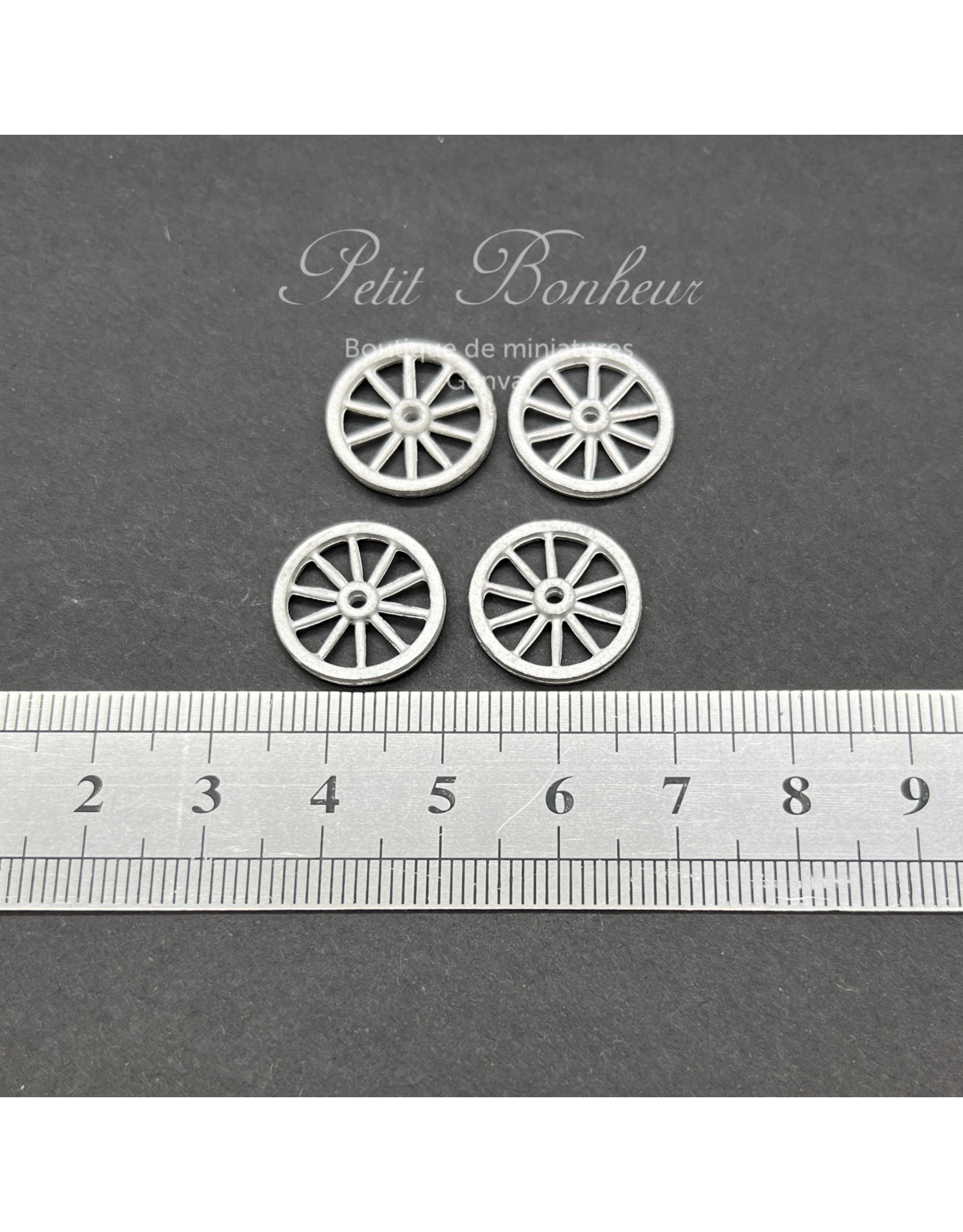 Phoenix Model Developments Roues 1x16mm (4) miniatures 1:12