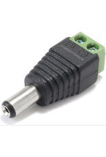 Fiche 12V Prise Jack Adaptateur single (Mâle)