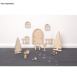 Rayher Kit "Porte bois Lutin Nisse"